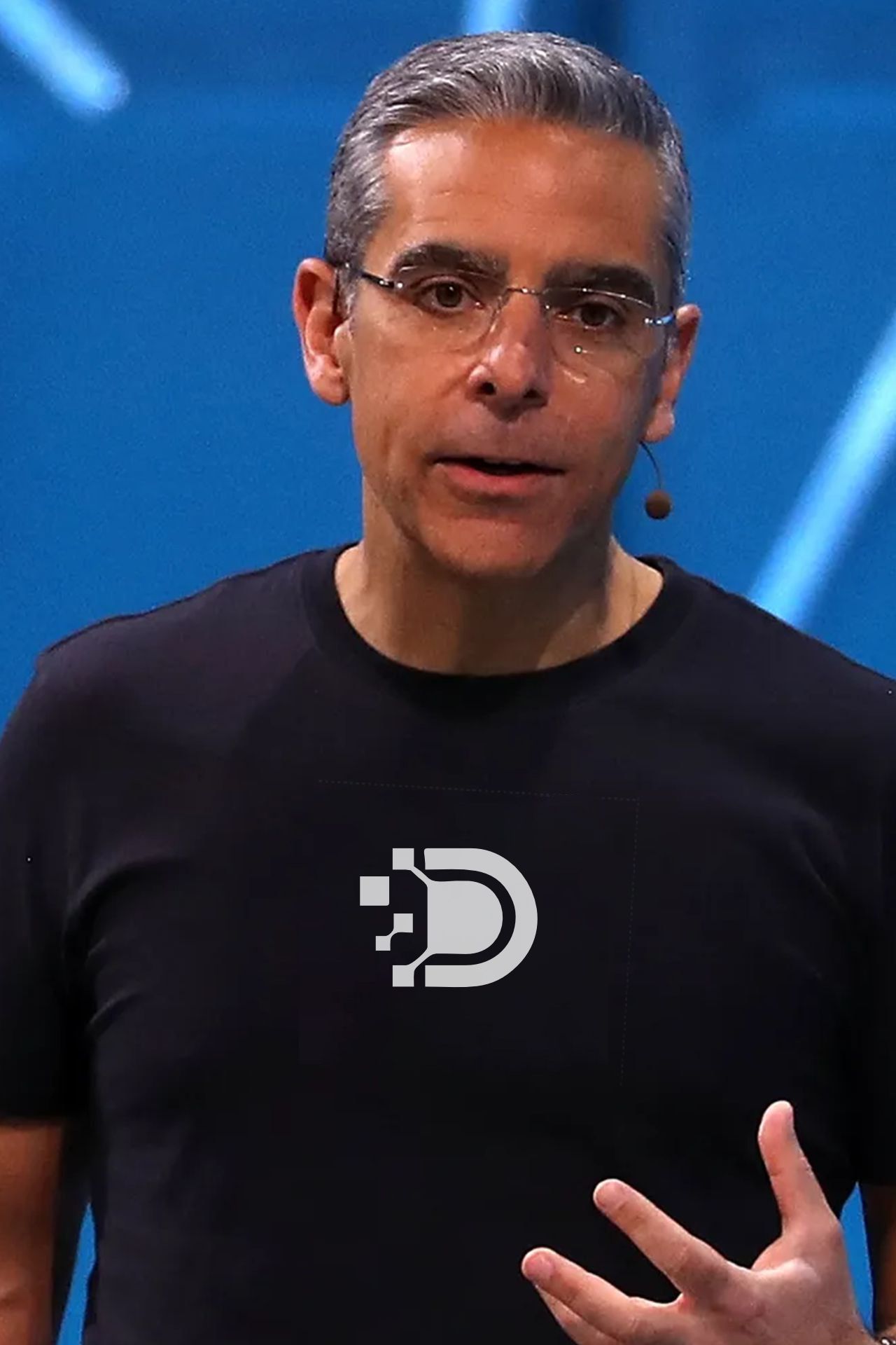 Smiling businessmen drink coffee and discussing documents with graphs and charts